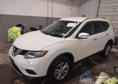 2016 Nissan Rogue Sv z USA, uszkodzony, nr VIN KNMAT2MV4GP643837